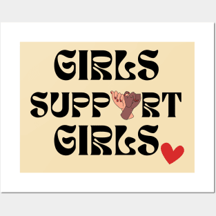 Girls Support Girls - International Woman's day Posters and Art